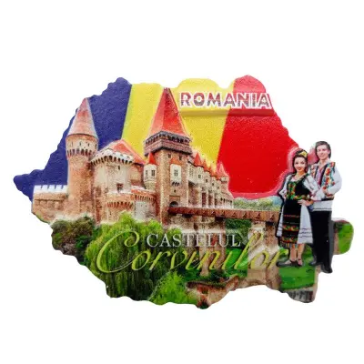 Castelul corvinilor, magnet ceramica, model1573d